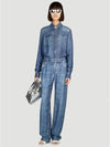 Straight Denim Jeans Blue - BOTTEGA VENETA - BALAAN 3