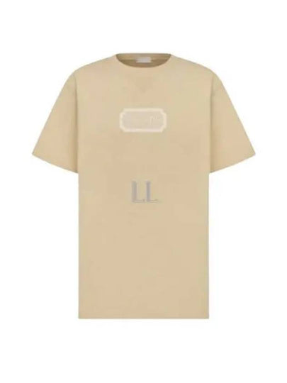 Couture Relaxed Fit Short Sleeve T-Shirt Beige - DIOR - BALAAN 2