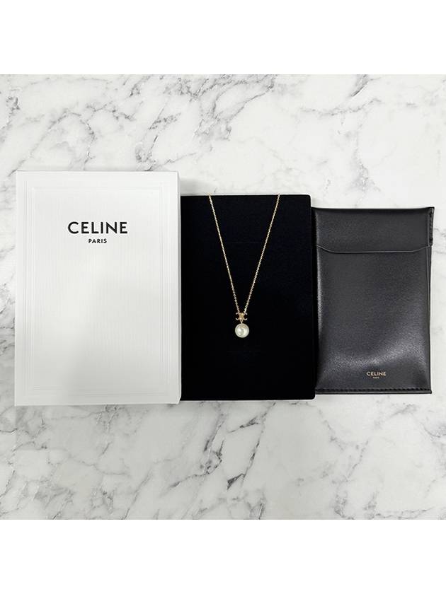 Les Perles Necklace Gold - CELINE - BALAAN 3