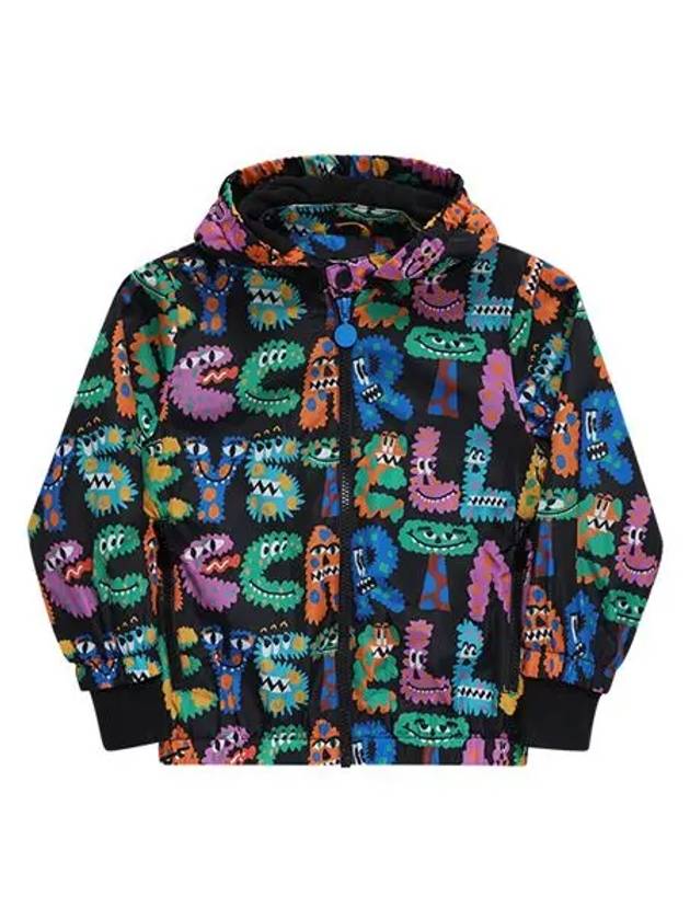 Stella McCartney Jacket TT2Q27 Z1399 930MC Graphic Print Hooded Kids Jacket - STELLA MCCARTNEY - BALAAN 1