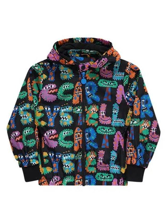 Stella McCartney Jacket TT2Q27 Z1399 930MC Graphic Print Hooded Kids Jacket - STELLA MCCARTNEY - BALAAN 2
