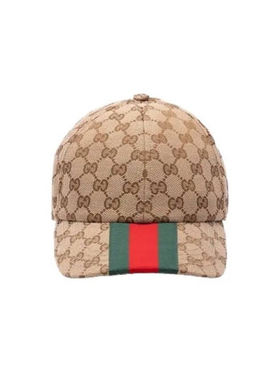 Original GG Base Ball Cap Beige Ebony - GUCCI - BALAAN 2