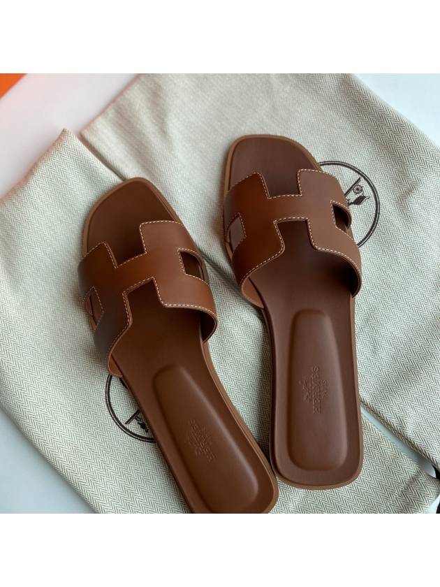 Oran Sandals Gold H021056Z - HERMES - BALAAN 3