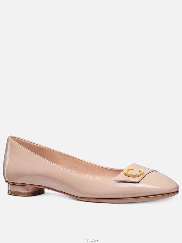 C'est Patent Leather Ballet Flat Nude - DIOR - BALAAN 4