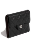 Classic Caviar Black Silver Small Flap Bicycle Wallet AP0231 - CHANEL - BALAAN 3