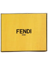 FF square leather card wallet beige - FENDI - BALAAN 8