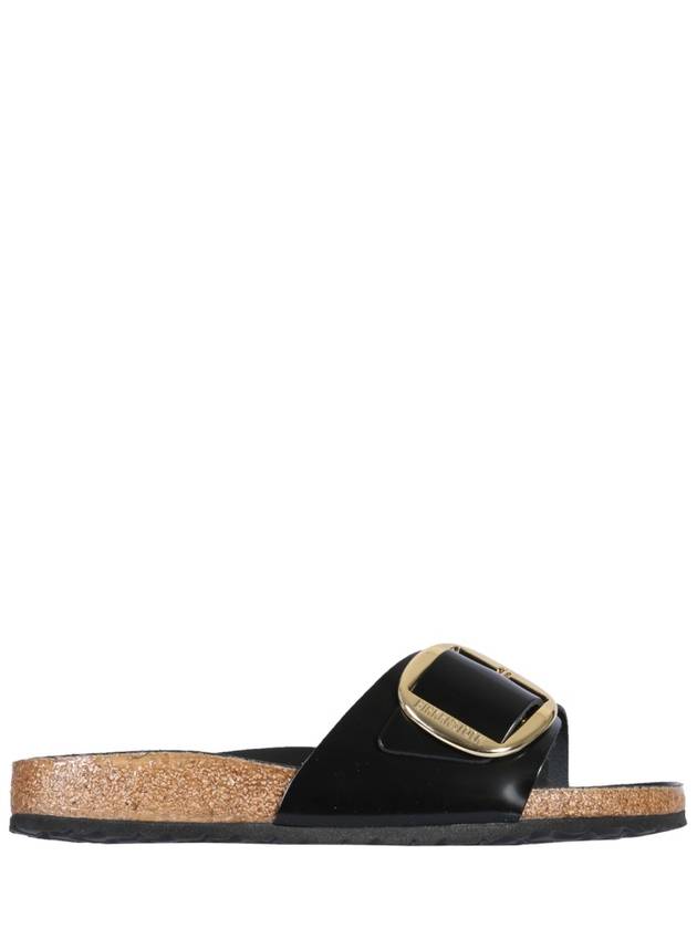 Madrid Big Buckle Slippers Black - BIRKENSTOCK - BALAAN 3