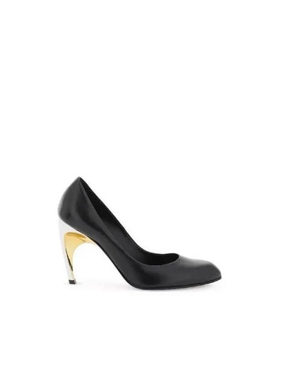 Armadillo Leather Pumps Black - ALEXANDER MCQUEEN - BALAAN 2