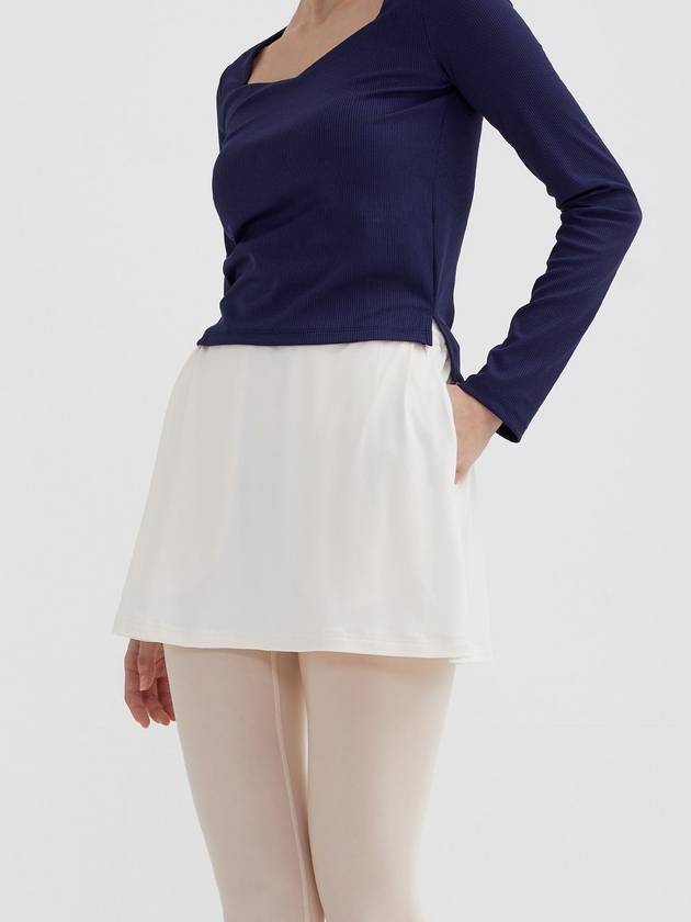 BRIENNE Pocket A-Line Skirt White - REPERE - BALAAN 2