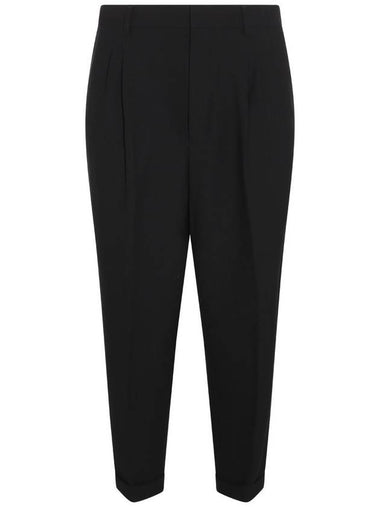 23 fw Black Wool Blend Pants HTR100PL0002001 B0480738657 - AMI - BALAAN 1