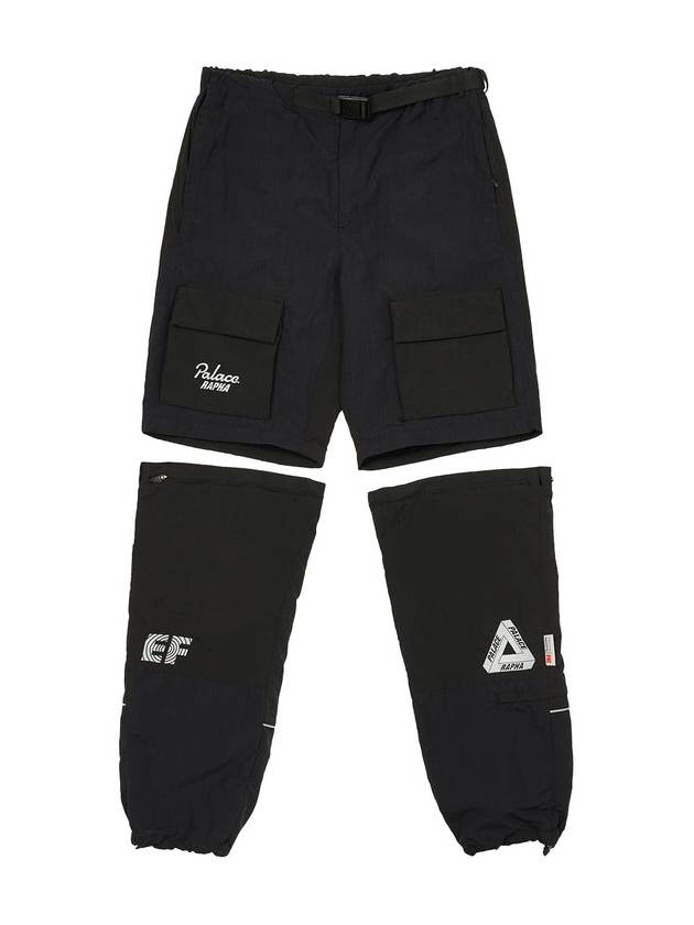 x Rapha EF Education First Tech Zip Off Trousers Black - PALACE - BALAAN 3