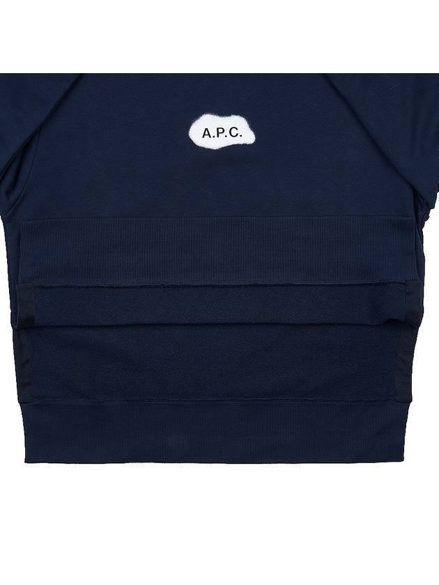 Women's Civile Logo Sweatshirt Dark Navy - A.P.C. - BALAAN 9