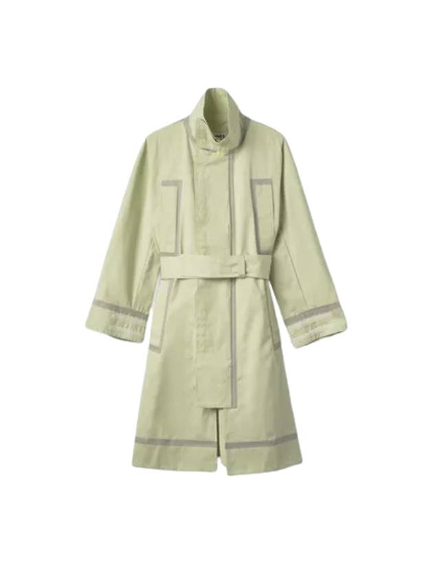 High Neck Parka Light Green - SUNNEI - BALAAN 1