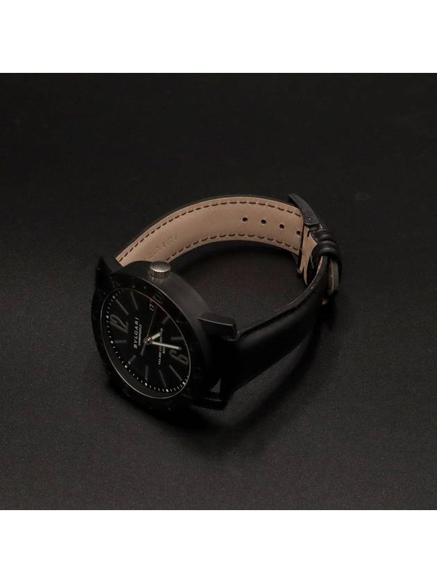 Black 40MM Automatic Carbon Roman Watch BB40CL - BVLGARI - BALAAN 3