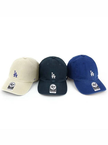 LA Dodgers Small Logo Base Runner Ball Cap Unisex Hat Choose 1 - 47BRAND - BALAAN 1