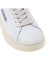 Dallas White Tab Leather Low Top Sneakers White - AUTRY - BALAAN 10