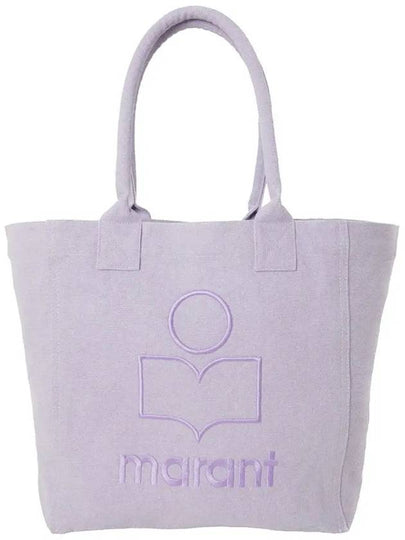 Yenky Logo Washed Cotton Tote Bag Lilac - ISABEL MARANT - BALAAN 2