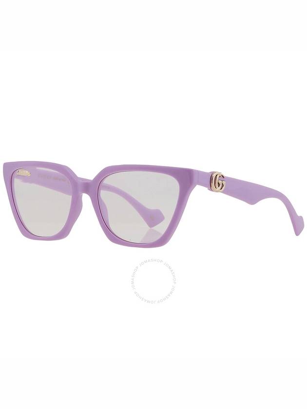 SUNGLASSES GG1542S 002 VIOLET VIOLET TRANSPA - GUCCI - BALAAN 4