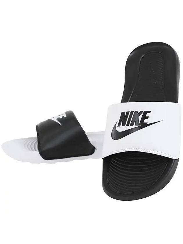 Victory One Slide Mix Slippers Black White - NIKE - BALAAN 3