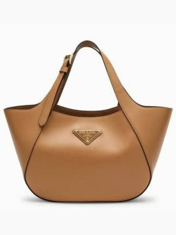 1BG483 OOO 2AIX F03MW Medium Leather Tote Bag - PRADA - BALAAN 1