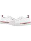 Canvas College Low Top Sneakers White - THOM BROWNE - BALAAN 3