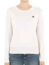 ORB Embroid Logo Knit Top Cream - VIVIENNE WESTWOOD - BALAAN 2