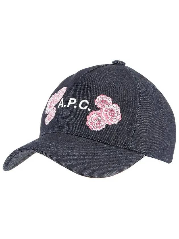 Eden Flower Denim Ball Cap Indigo - A.P.C. - BALAAN 6