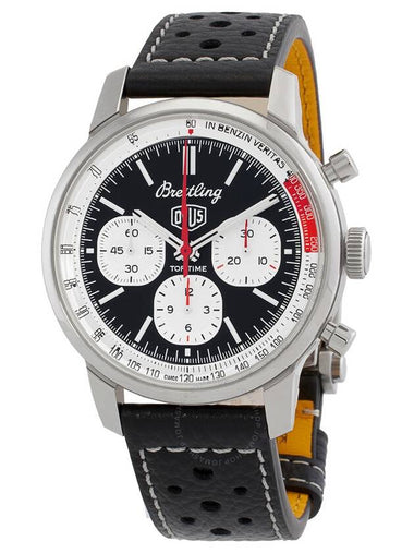 Breitling Top Time B01 Deus Chronograph Automatic Chronometer Black Dial Men's Watch AB01765A1B1X1 - BREITLING - BALAAN 1