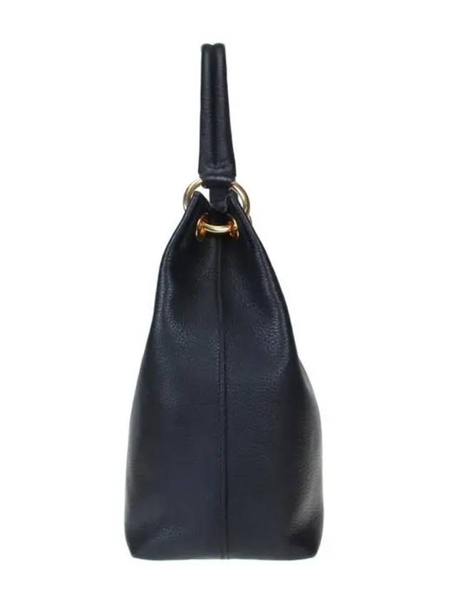 Vitello Phoenix Hobo Bag Black - PRADA - BALAAN 4