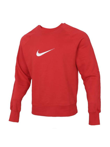 Men's Sportswear Swoosh Sweatshirt Red - NIKE - BALAAN 1