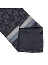 All Over Logo Silk Jacquard Tie Black - VIVIENNE WESTWOOD - BALAAN 7