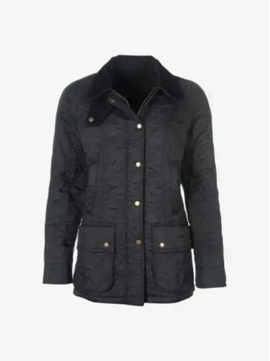 Beadnell Polar Quilt Jacket Black - BARBOUR - BALAAN 2