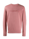 Lens Wappen Fleece Sweatshirt Pink - CP COMPANY - BALAAN 1