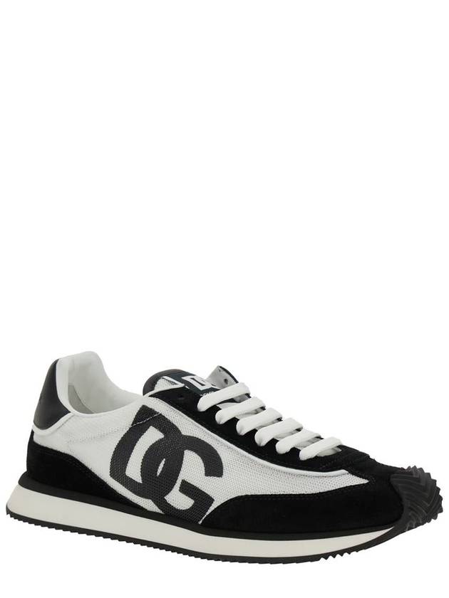 DG Logo Cushion Low Top Sneakers White Black - DOLCE&GABBANA - BALAAN 3