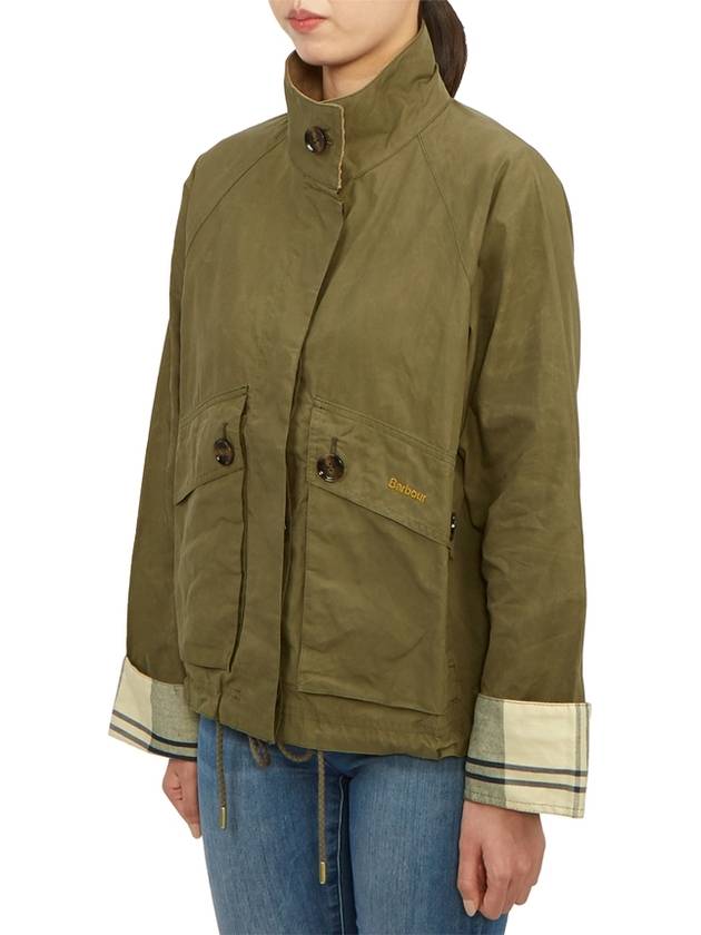 Crowdon Showerproof Jacket Green - BARBOUR - BALAAN 7