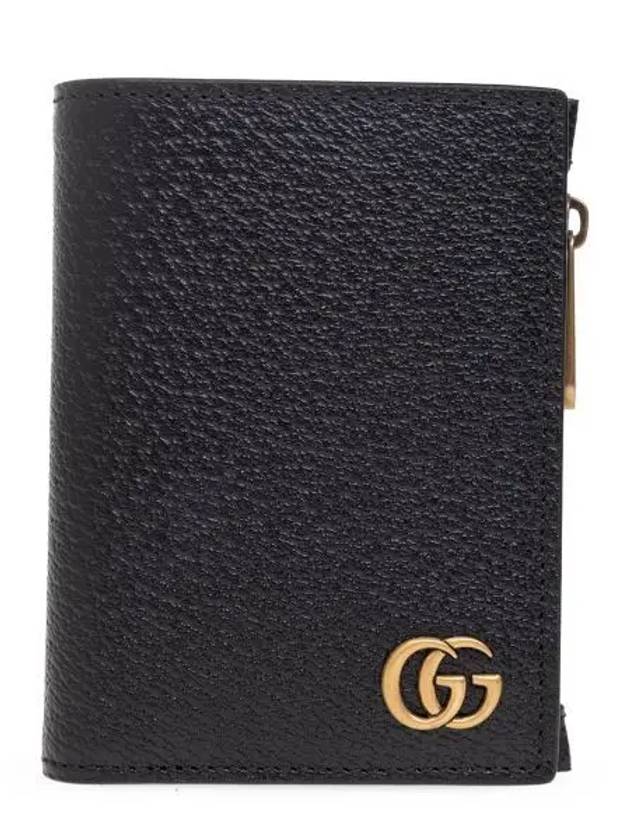 GG Marmont Half Wallet Black - GUCCI - BALAAN 2