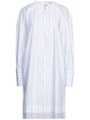 STRIPED MEN'S LOOSE FIT ASYMMETRIC DRESS - NEIL BARRETT - BALAAN 1