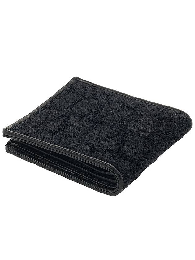 Toile Iconographe Half Wallet Black - VALENTINO - BALAAN 5