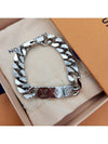 Monogram Chain Bracelet Silver - LOUIS VUITTON - BALAAN 3