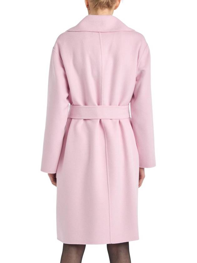 Totem Belt Virgin Wool Single Coat Pink - MAX MARA - BALAAN 4