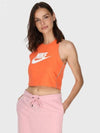 Sportswear Heritage Cropped Sleeveless Orange - NIKE - BALAAN 2