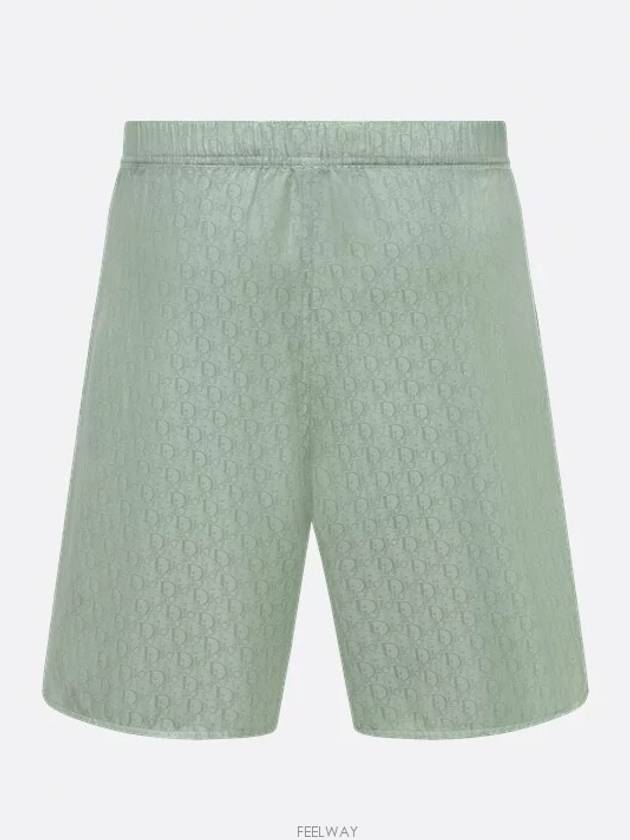 Oblique Shorts Green - DIOR - BALAAN 8