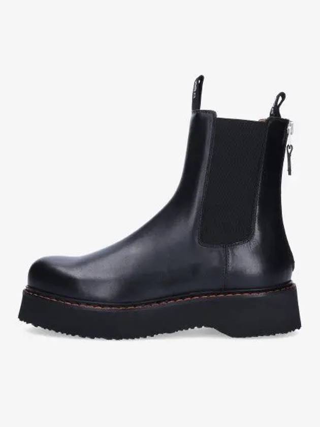 Single Stack Chelsea Boot Black S0240001 - R13 - BALAAN 1