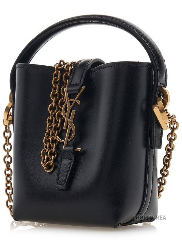 Le 37 Micro Bucket Bag Black - SAINT LAURENT - BALAAN 3