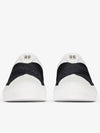 Double Webbing Strap Leather Slip Ons White - GIVENCHY - BALAAN 4