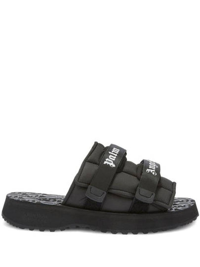 Suicoke Moto P Touch Strap Slippers Black - PALM ANGELS - BALAAN 2