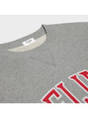 Logo Print Sweatshirt Grey - CELINE - BALAAN 3