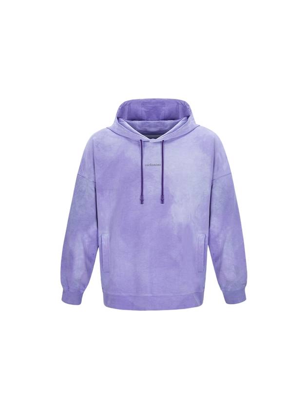 hand tie dye hood violet - COELONINE - BALAAN 1