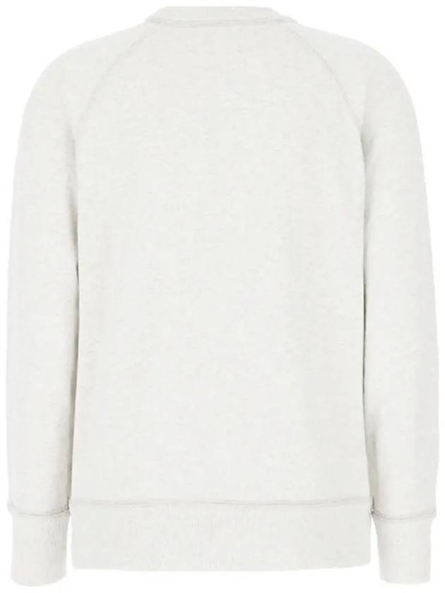 Millyp Velvet Logo Sweatshirt Ecru - ISABEL MARANT - BALAAN 4