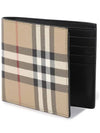 Check Halfwallet Beige - BURBERRY - BALAAN 3